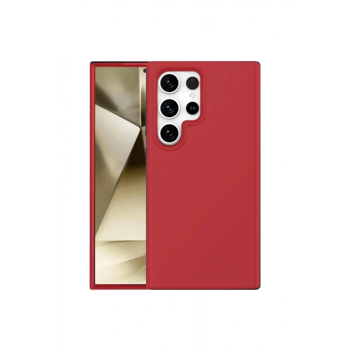 Durukar®  Samsung Galaxy S24 Ultra Kılıf First Silikon - Kırmızı