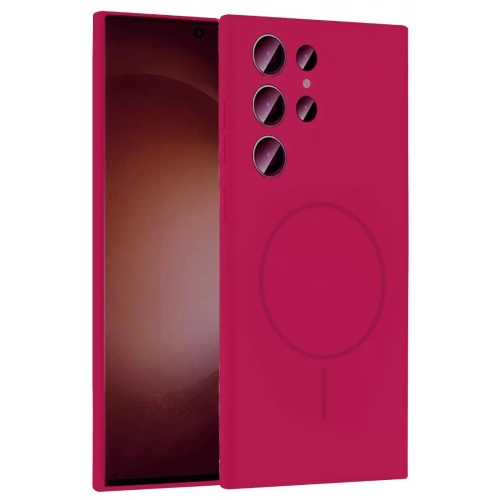 Durukar®  Samsung Galaxy S24 Ultra Kılıf Jully Magsafe Kapak - Pembe