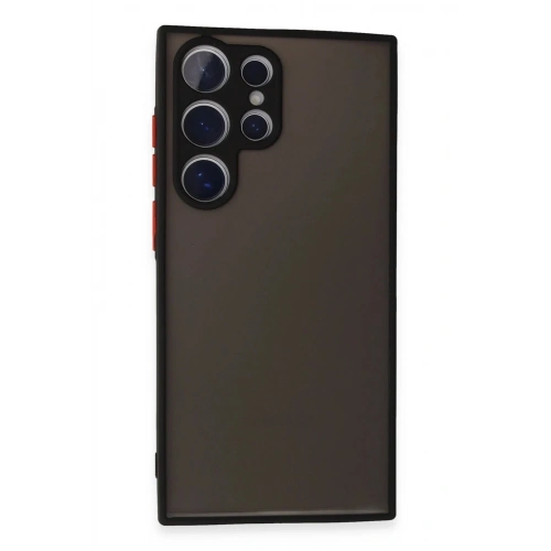 Durukar®  Samsung Galaxy S24 Ultra Kılıf Montreal Silikon Kapak - Siyah