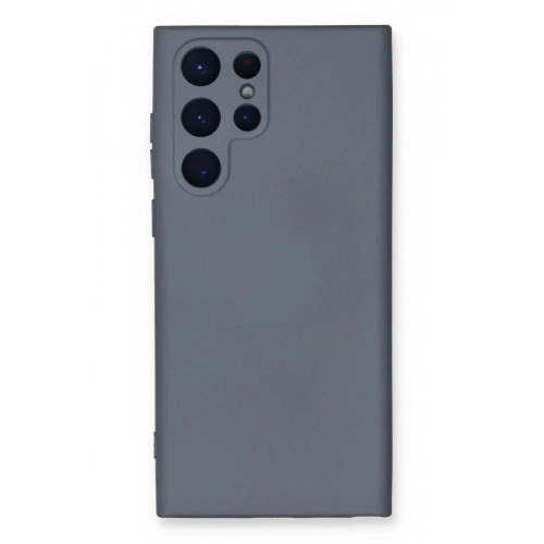 Durukar®  Samsung Galaxy S24 Ultra Kılıf Nano içi Kadife Silikon - Gri