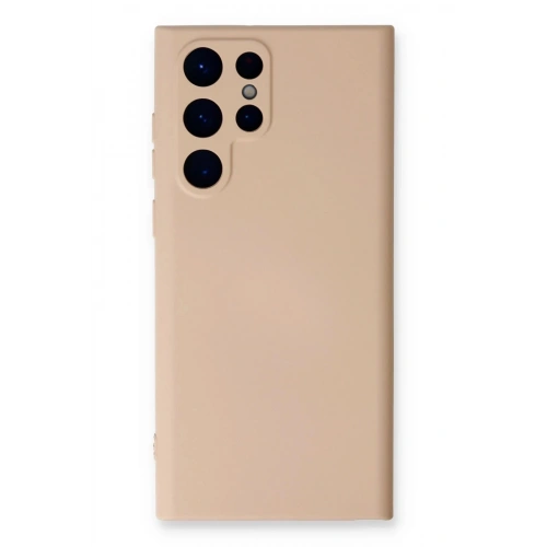 Durukar®  Samsung Galaxy S24 Ultra Kılıf Nano içi Kadife Silikon - Pudra