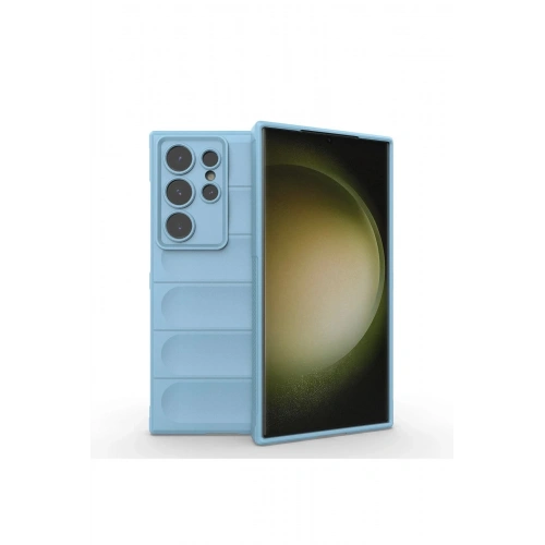 Durukar®  Samsung Galaxy S24 Ultra Kılıf Optimum Silikon - Sky Blue