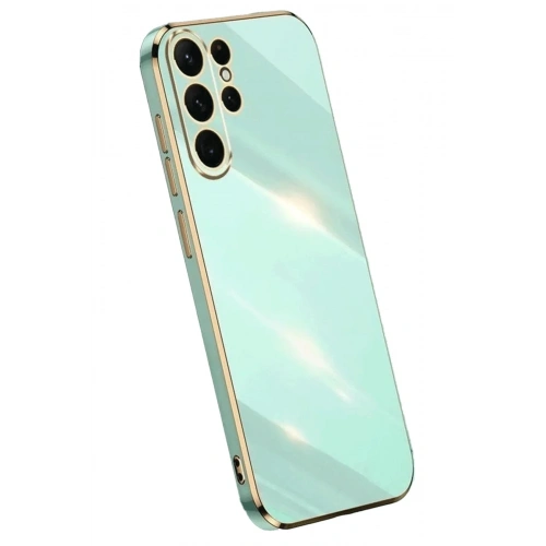 Durukar®  Samsung Galaxy S24 Ultra Kılıf Volet Silikon - Açık Yeşil