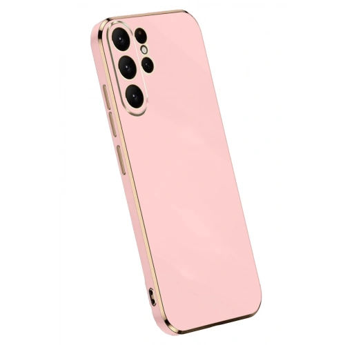 Durukar®  Samsung Galaxy S24 Ultra Kılıf Volet Silikon - Pembe