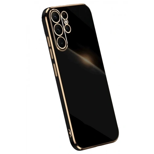 Durukar®  Samsung Galaxy S24 Ultra Kılıf Volet Silikon - Siyah