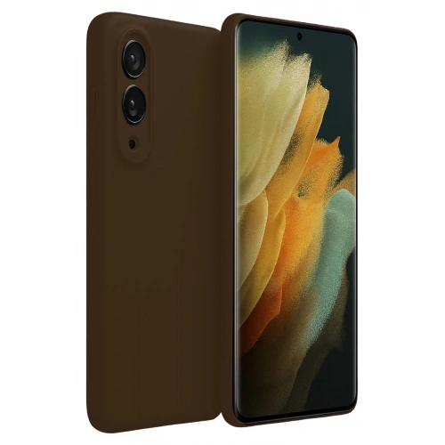 Durukar®  Samsung Galaxy S25 Edge First Silikon - Kahverengi