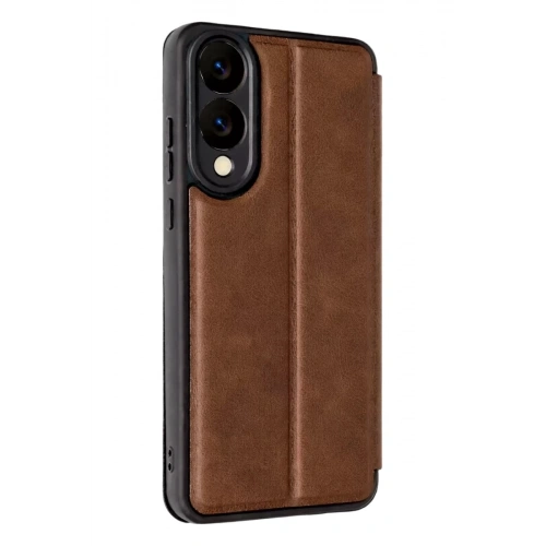 Durukar®  Samsung Galaxy S25 Edge Flip Cover - Taba