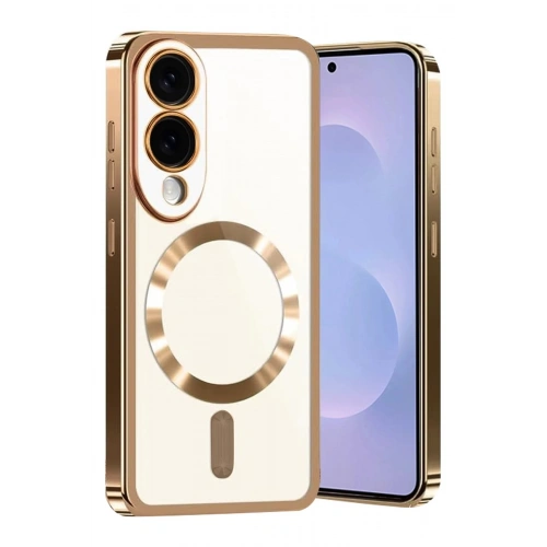 Durukar®  Samsung Galaxy S25 Edge Kross Magneticsafe Kapak - Çöl Titanyum