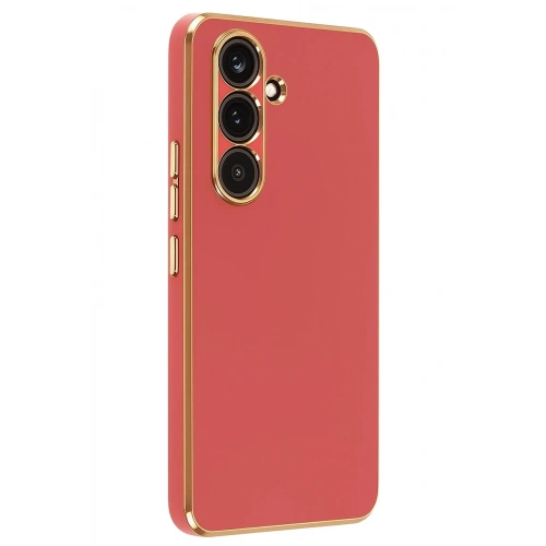 Durukar®  Samsung Galaxy S25 FE Volet Silikon - Kırmızı