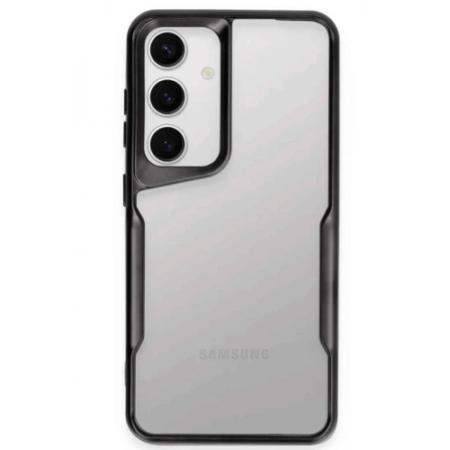 Durukar®  Samsung Galaxy S25 Kılıf Boyi Silikon Kapak - Siyah