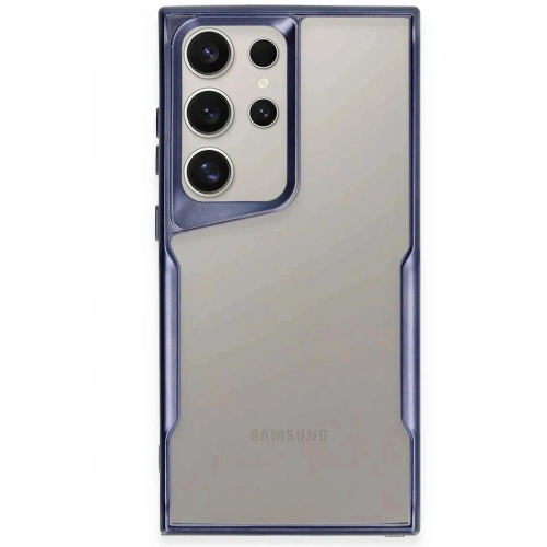 Durukar®  Samsung Galaxy S25 Ultra Kılıf Boyi Silikon Kapak - Lacivert