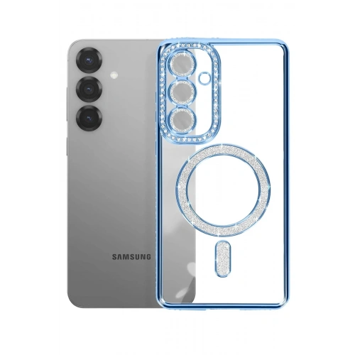 Durukar®  Samsung Galaxy S26 Plus Joke Simli Magneticsafe Kılıf - Mavi