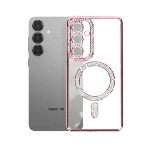 Durukar®  Samsung Galaxy S26 Plus Joke Simli Magneticsafe Kılıf - Pembe