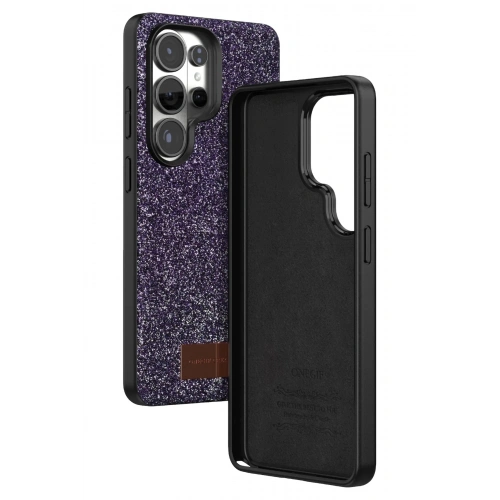 Durukar®  Samsung Galaxy S26 Ultra Bright Simli Kapak - Derin Mor