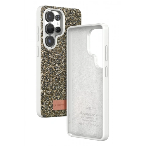 Durukar®  Samsung Galaxy S26 Ultra Bright Simli Kapak - Gold