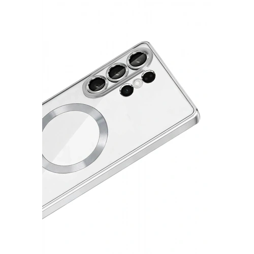 Durukar®  Samsung Galaxy S26 Ultra Kross Magneticsafe Kapak - Gümüş
