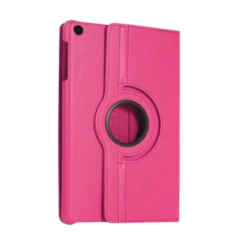 Durukar®  Samsung Galaxy Tab A11 360 Tablet Deri Kılıf - Pembe