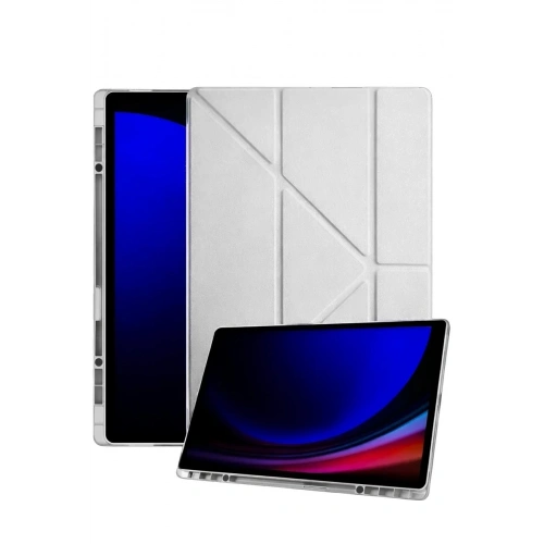 Durukar®  Samsung Galaxy Tab A11 Kalemlikli Mars Tablet Kılıfı - Gri