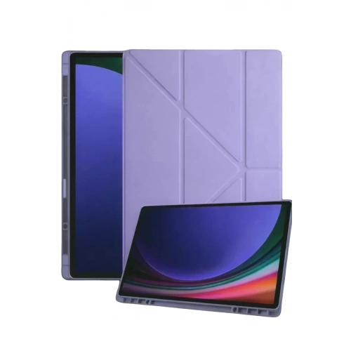 Durukar®  Samsung Galaxy Tab A11 Kalemlikli Mars Tablet Kılıfı - Lila