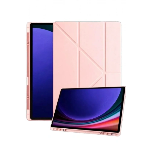 Durukar®  Samsung Galaxy Tab A11 Kalemlikli Mars Tablet Kılıfı - Rose Gold