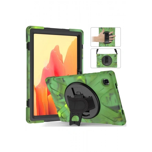Durukar®  Samsung Galaxy X200 Tab A8 10.5 Kılıf Amazing Tablet Kapak - Kamuflaj
