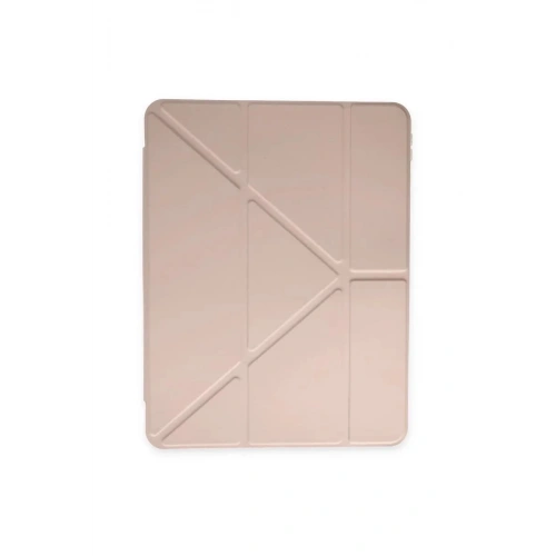 Durukar®  Samsung Galaxy X200 Tab A8 10.5 Kılıf Kalemlikli Mars Tablet Kılıfı - Rose Gold