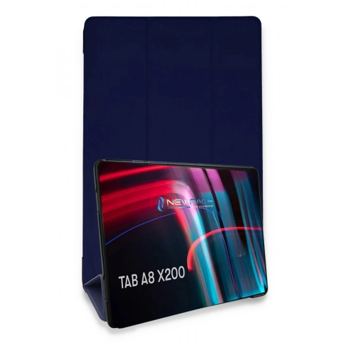Durukar®  Samsung Galaxy X200 Tab A8 10.5 Kılıf Tablet Smart Kılıf - Lacivert