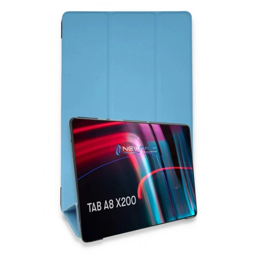 Durukar®  Samsung Galaxy X200 Tab A8 10.5 Kılıf Tablet Smart Kılıf - Mavi