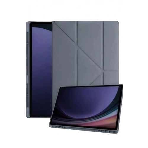 Durukar®  Samsung Galaxy X730 Tab S11 Kalemlikli Mars Tablet Kılıfı - Koyu Gri