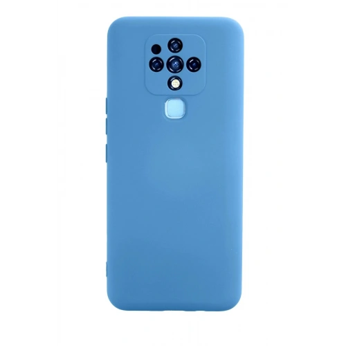 Durukar®  Tecno Camon 16 Kılıf Nano içi Kadife Silikon - Mavi
