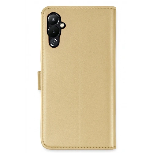 Durukar®  Tecno Pova 4 Kılıf Trend S Plus Kapaklı Kılıf - Gold