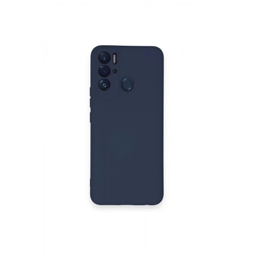 Durukar®  Tecno Pova Neo Kılıf Nano içi Kadife Silikon - Lacivert