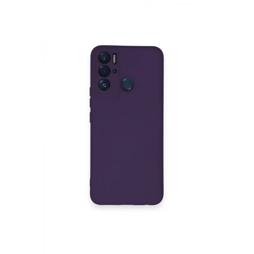 Durukar®  Tecno Pova Neo Kılıf Nano içi Kadife Silikon - Mor