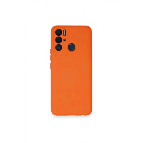 Durukar®  Tecno Pova Neo Kılıf Nano içi Kadife Silikon - Turuncu