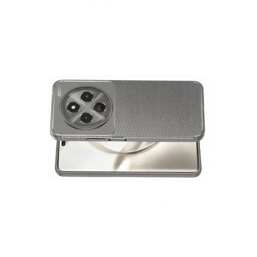 Durukar®  Tecno Spark 30C Kılıf Auto Focus Karbon Kapak - Gri