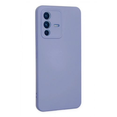 Durukar®  Vivo V23 5G Kılıf Nano içi Kadife Silikon - Lila
