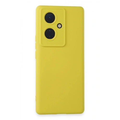 Durukar®  Vivo V29 Lite Kılıf Nano içi Kadife Silikon - Sarı