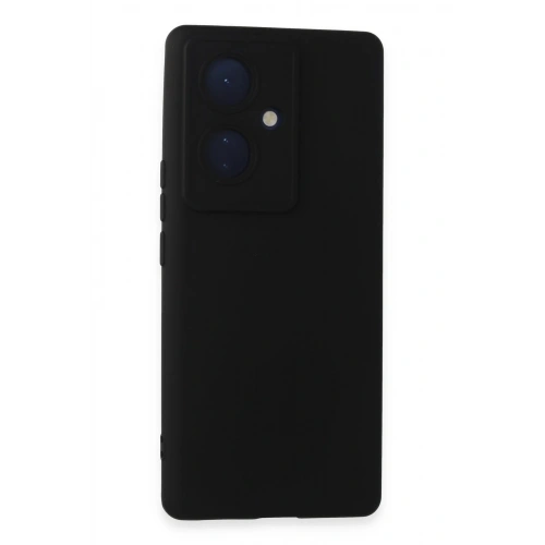Durukar®  Vivo V29 Lite Kılıf Nano içi Kadife Silikon - Siyah