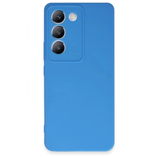 Durukar®  Vivo V30 Lite 4G Kılıf First Silikon - Mavi