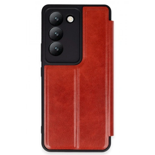 Durukar®  Vivo V30 Lite 4G Kılıf Flip Cover - Kırmızı