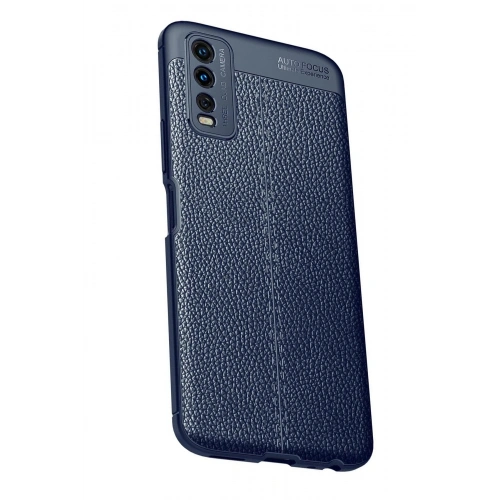 Durukar®  Vivo Y11S Kılıf Auto Focus Kapak - Lacivert