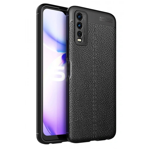 Durukar®  Vivo Y11S Kılıf Auto Focus Kapak - Siyah