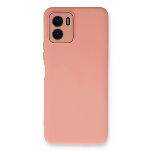 Durukar®  Vivo Y15S Kılıf Lansman Glass Kapak - Pembe
