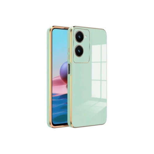 Durukar®  Vivo Y18 Kılıf Volet Silikon - Açık Yeşil