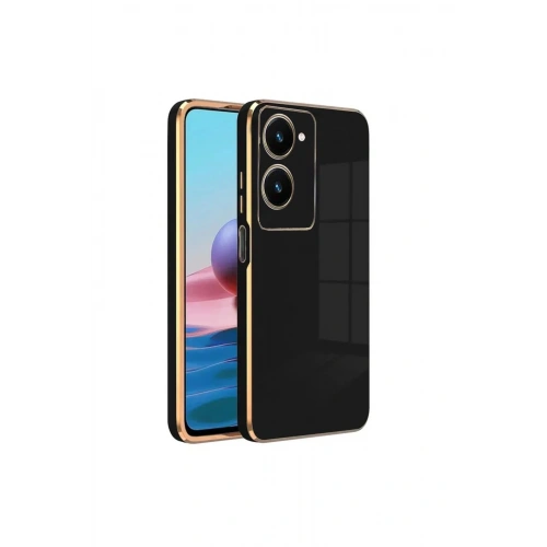 Durukar®  Vivo Y18 Kılıf Volet Silikon - Siyah