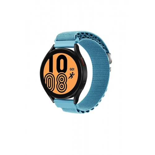 Durukar®  Watch 20mm KR410 Kumaş Kordon - Mavi