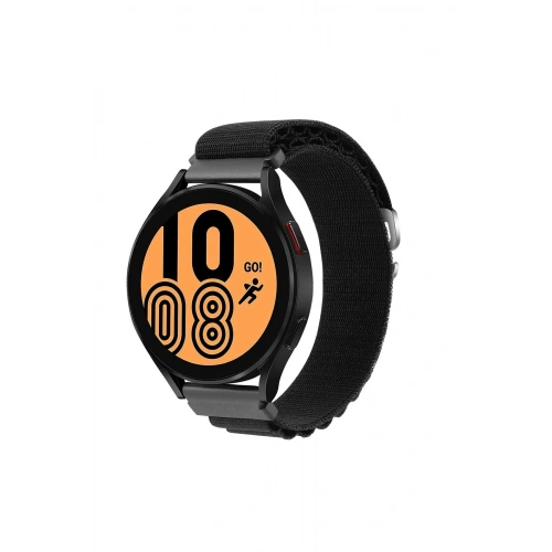 Durukar®  Watch 20mm KR410 Kumaş Kordon - Siyah