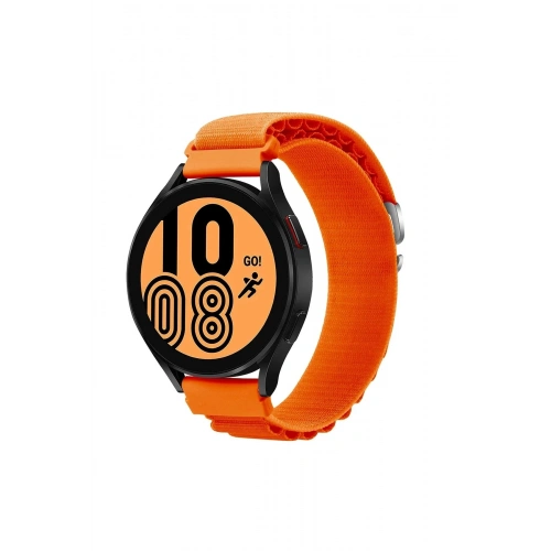 Durukar®  Watch 20mm KR410 Kumaş Kordon - Turuncu
