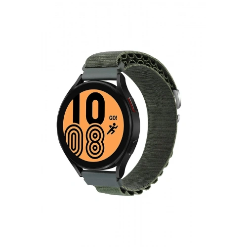Durukar®  Watch 20mm KR410 Kumaş Kordon - Yeşil