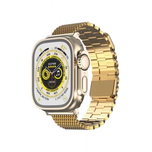 Durukar®   Watch 42mm Ascend Metal Kordon - Gold